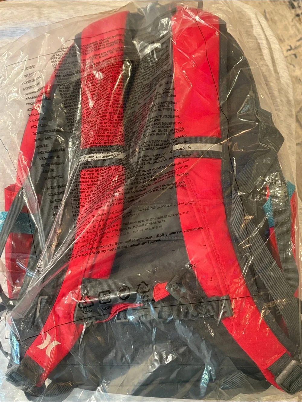 Hurley Unity Red Joshua Commuter Travel Backpack/NWT